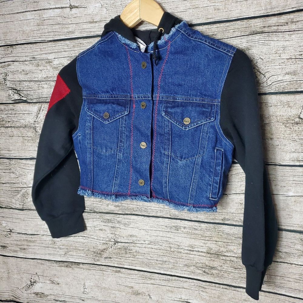 Girls L.e.i. Denim Jacket  Size Small 7-8